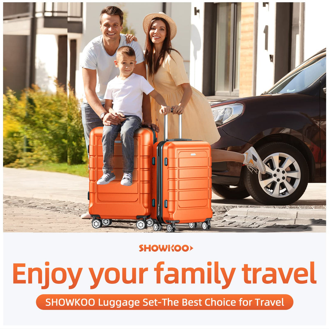 SHOWKOO 3-Piece Luggage Set