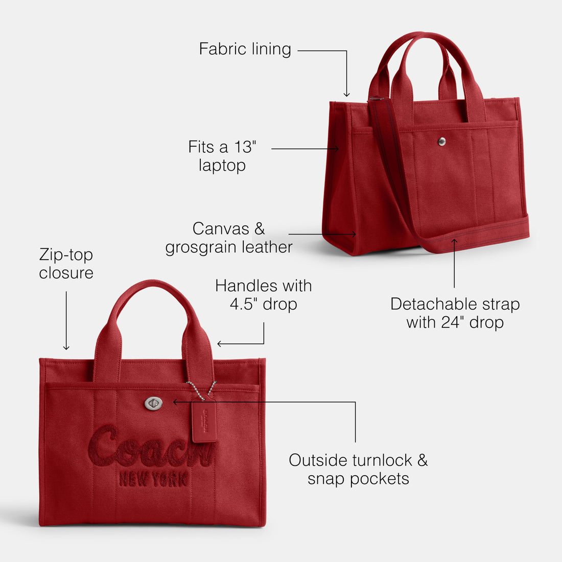 Coach Cargo Tote