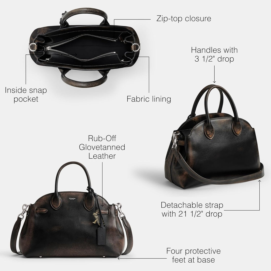 Coach 28" Carryall Bag Brown