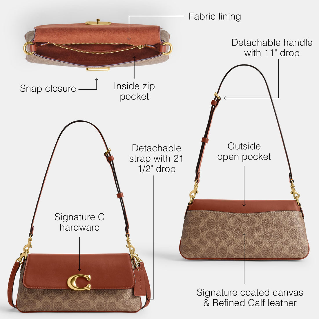 Coach Jet Shoulder Bag