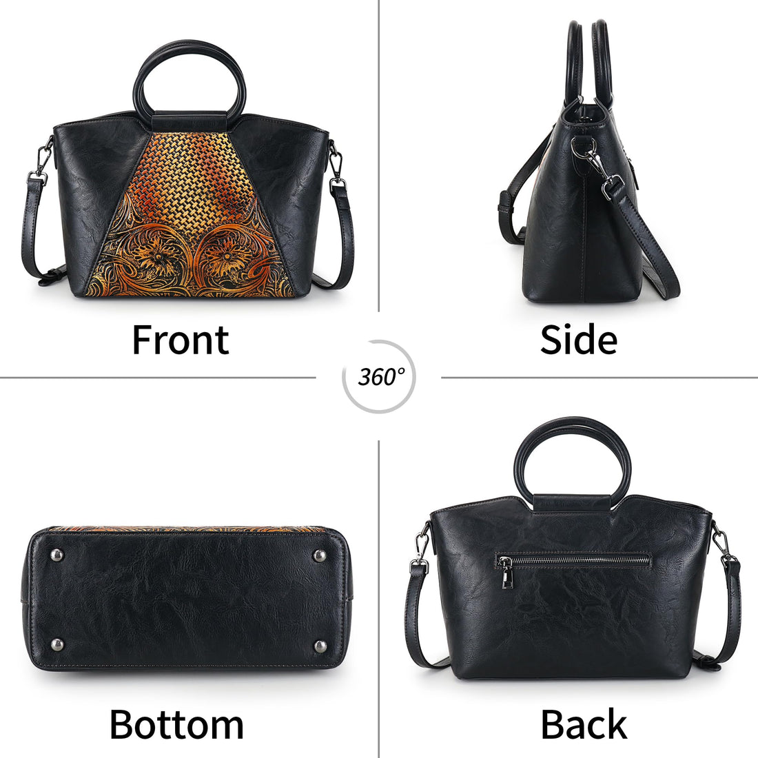 Women's Leather Tote & Satchel Bag