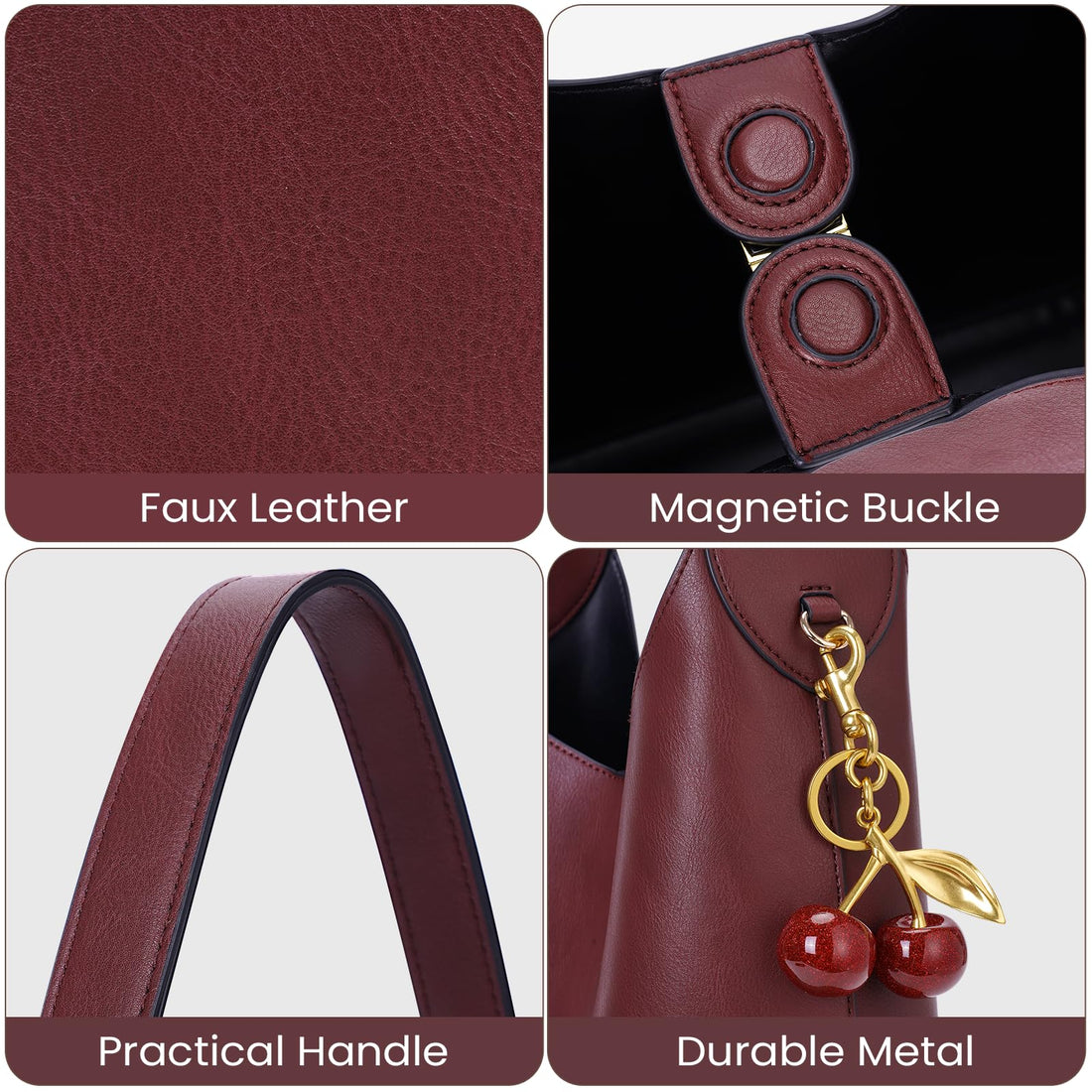 Faux Suede Hobo Bag