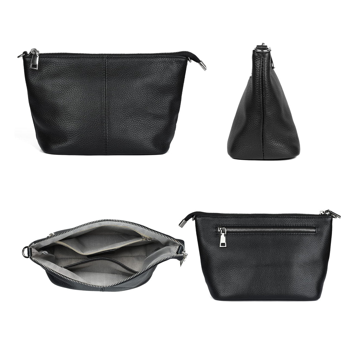 befen Genuine Leather Wristlet Clutch Wallet Purses Small Crossbody Bags for Women with RFID Blocking Card Slots