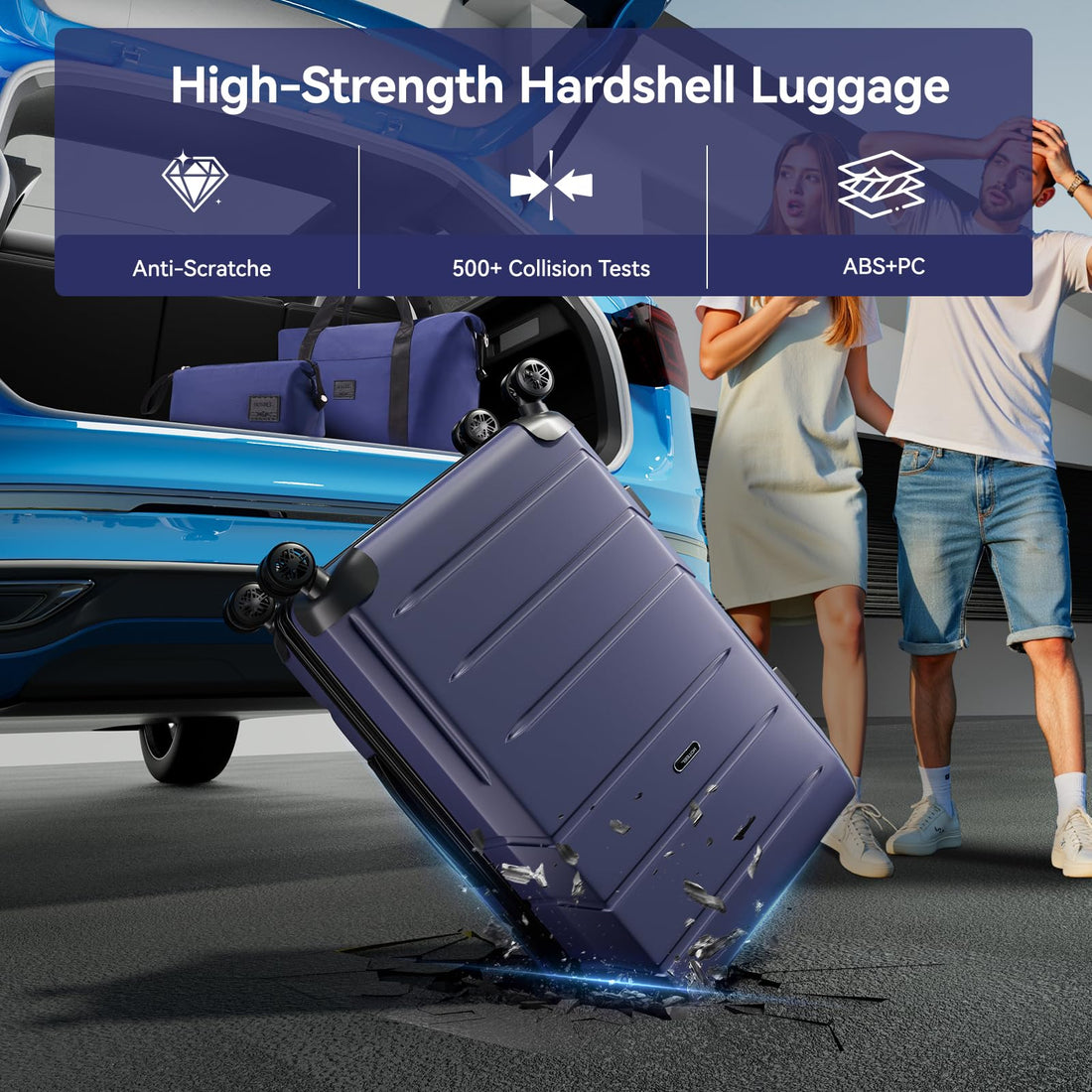 Hoteel 5-Piece Beige Luggage