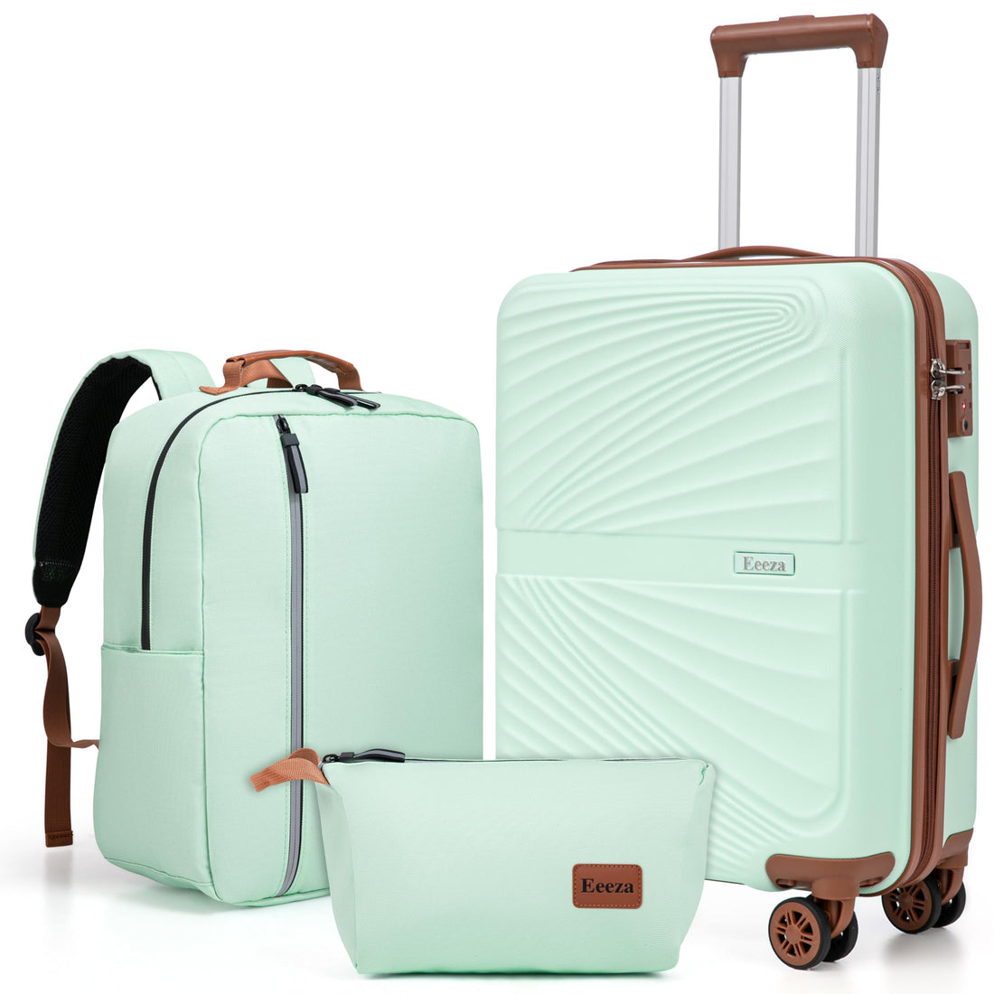 3-Piece 20" Carry-On Luggage Set