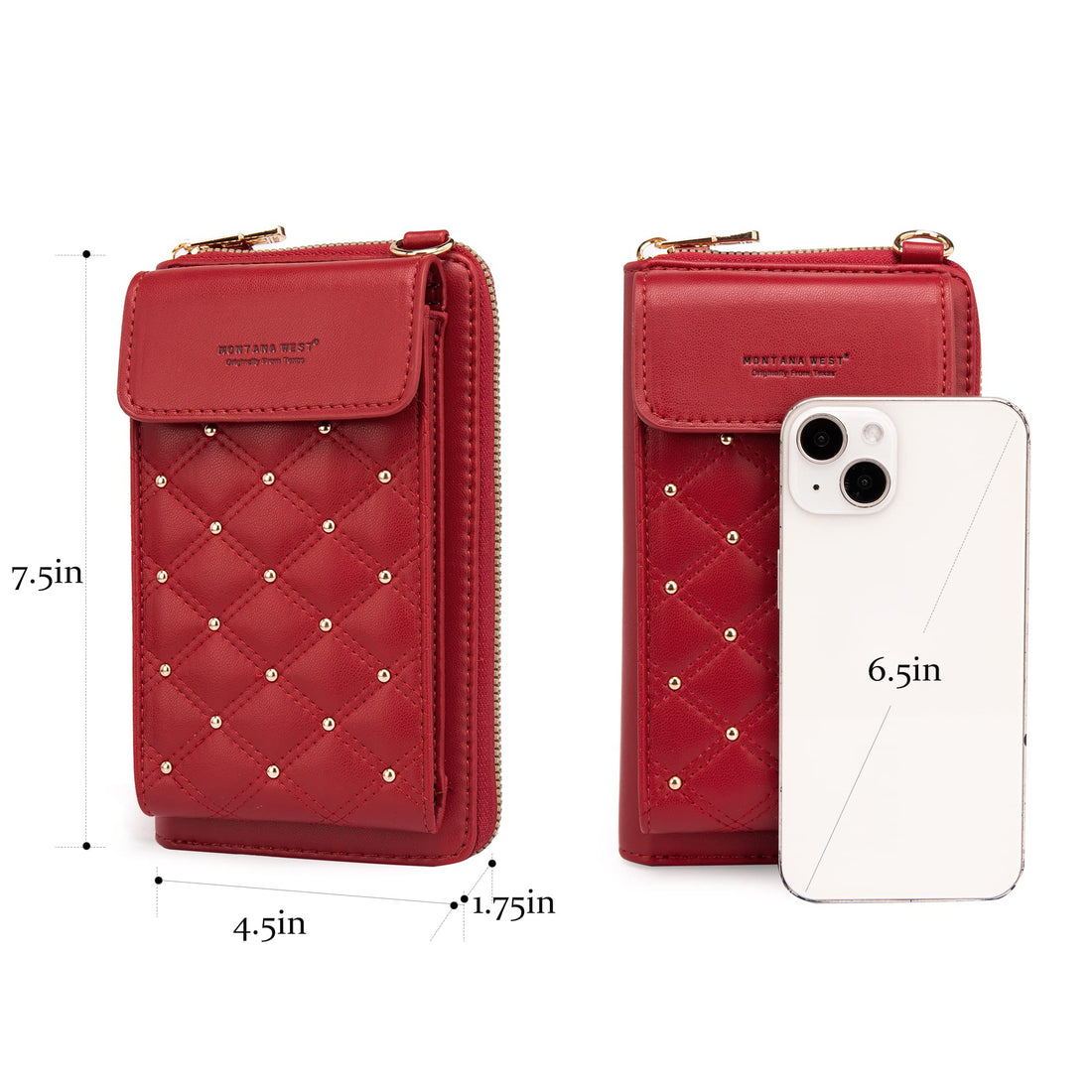 Montana West Small Crossbody Cell Phone Purse for Women RFID Blocking Cellphone Wallet