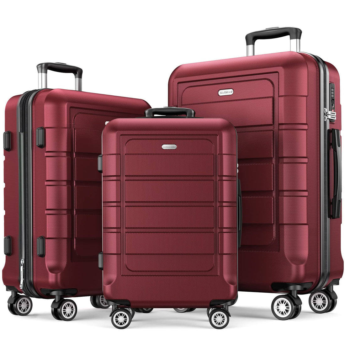 SHOWKOO 3-Piece Luggage Set
