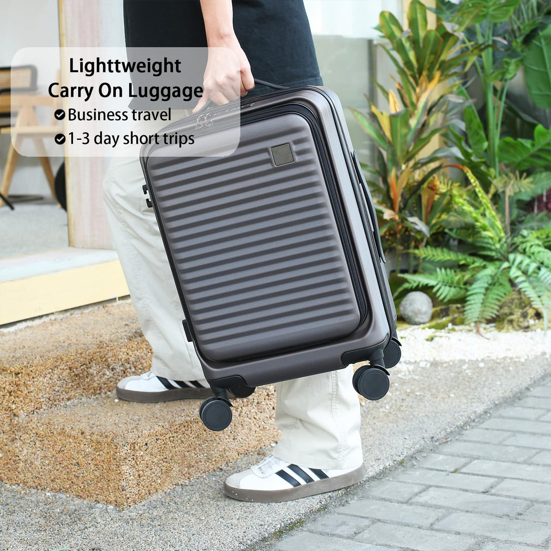 19.5" Hardside Carry-On – Black