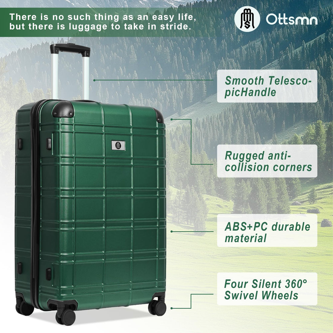 4-Piece Luggage Set – Blue