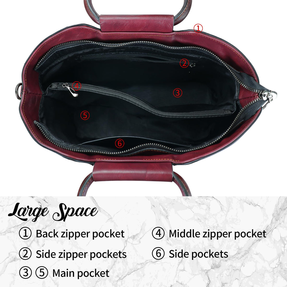 Women's Leather Tote & Satchel Bag