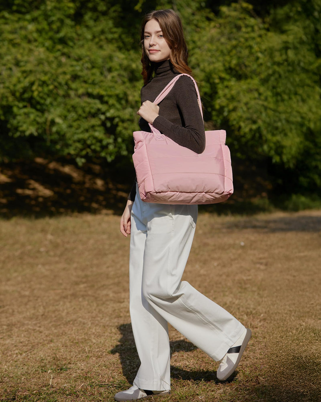 BAGSMART Women’s Puffy Tote