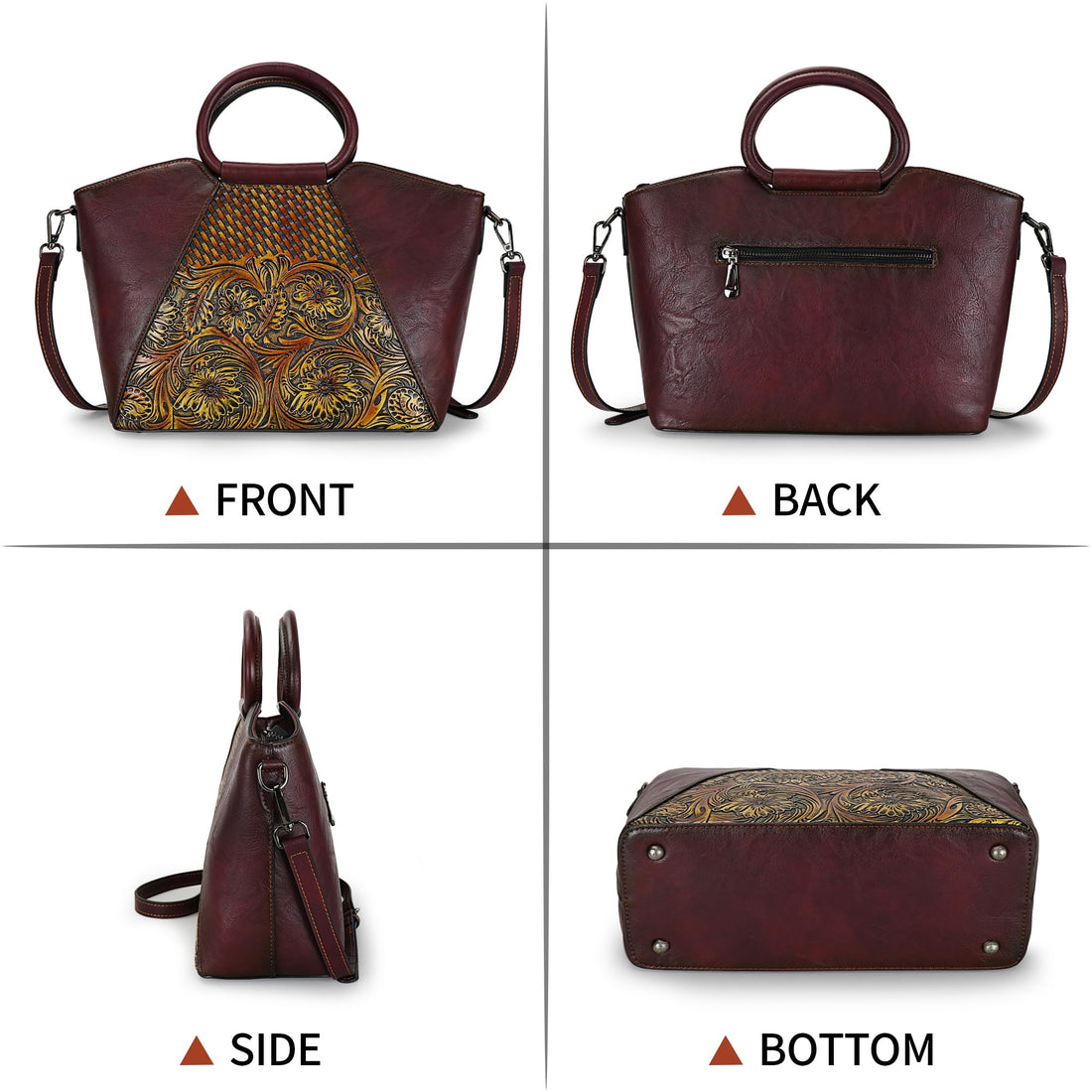 Women's Leather Tote & Satchel Bag