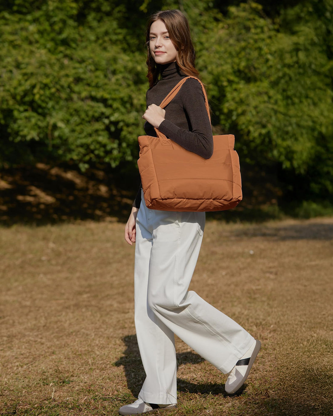 BAGSMART Women’s Puffy Tote