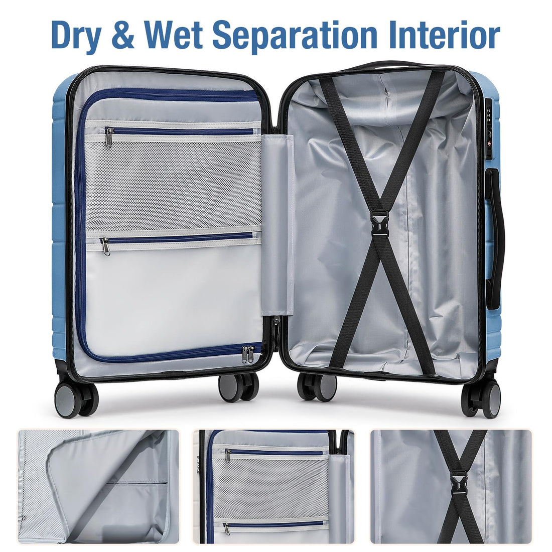 KYME 20" Carry-On Luggage Green