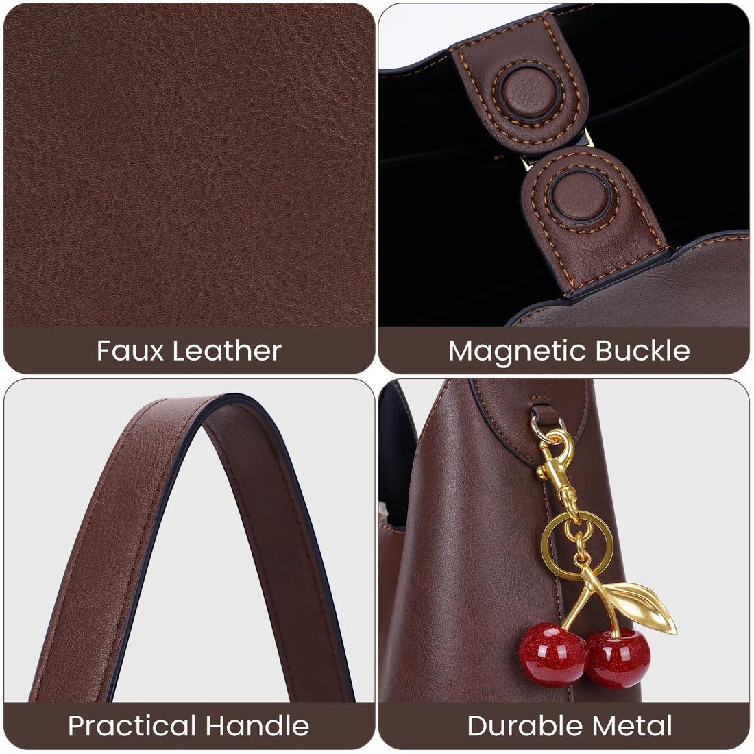 Faux Suede Hobo Bag
