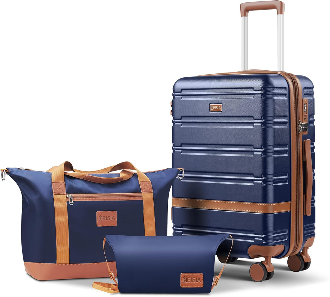 6-Piece Spinner Luggage Set – Black