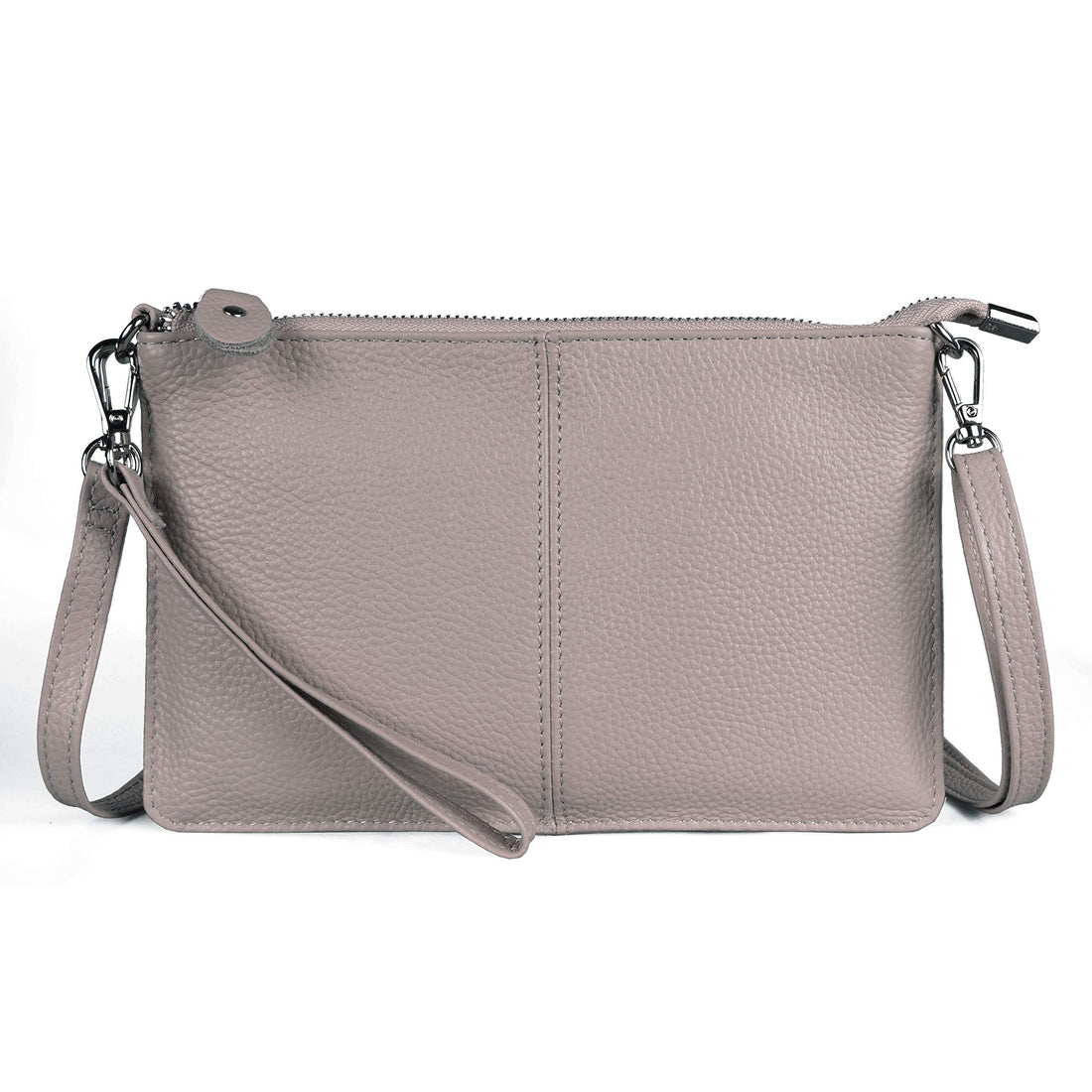 befen Genuine Leather Wristlet Clutch Wallet Purses Small Crossbody Bags for Women with RFID Blocking Card Slots