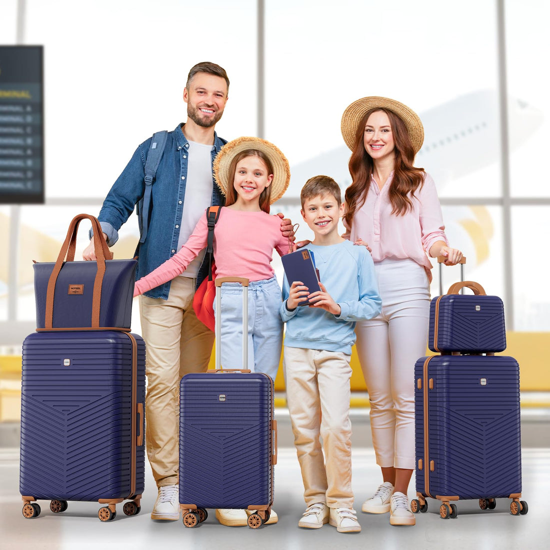 4-Piece Hoteel Luggage Set