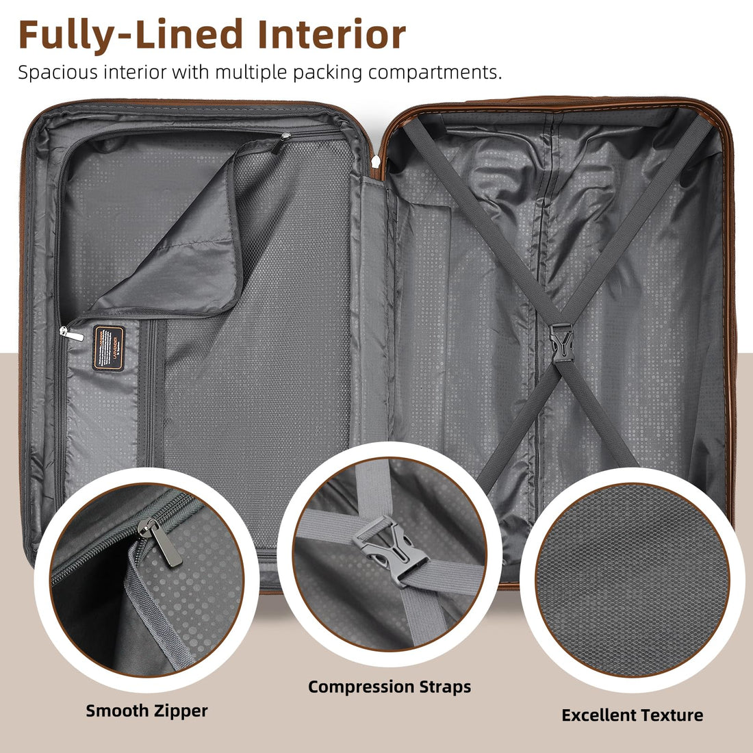 6-Piece Luggage Set – Sky Blue