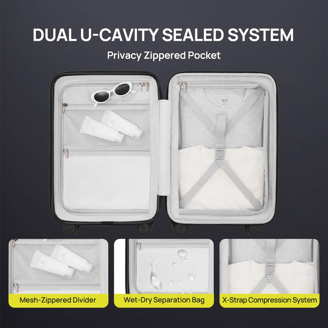 25" Hardshell Luggage – NINETYGO
