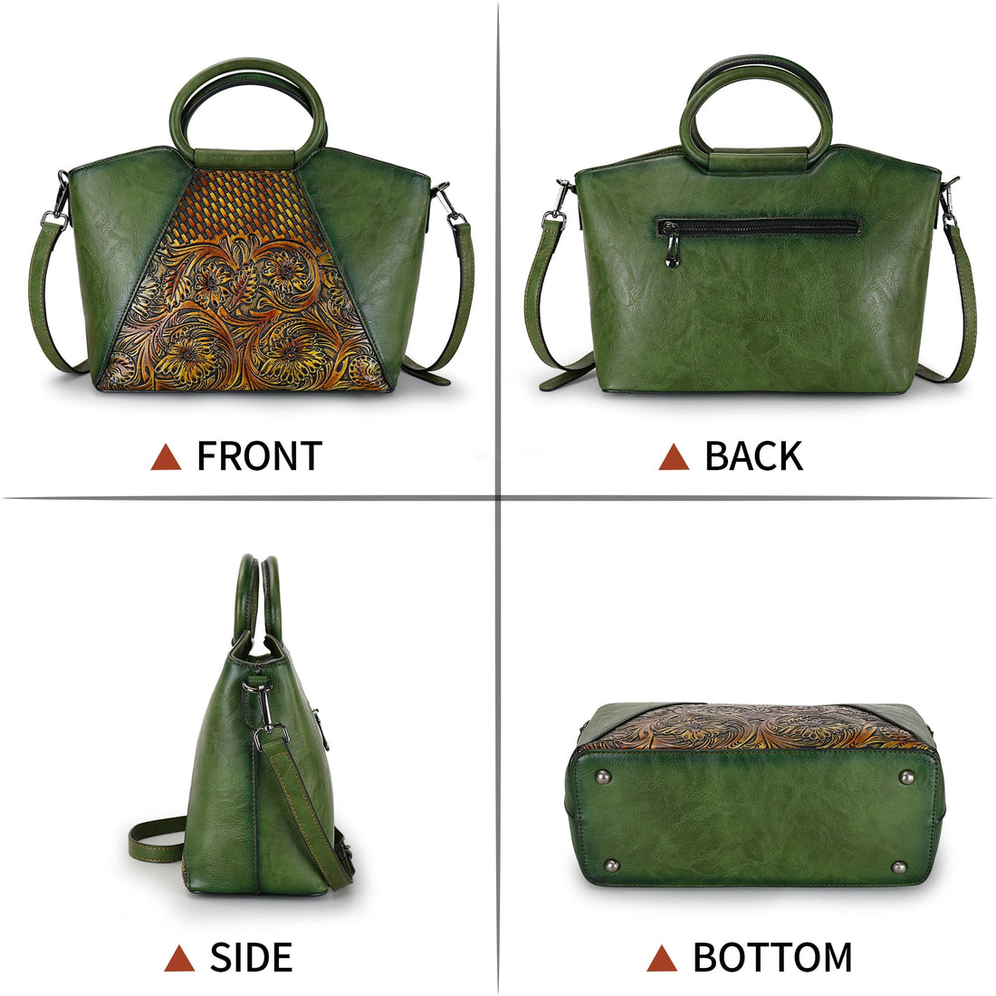 Women's Leather Tote & Satchel Bag