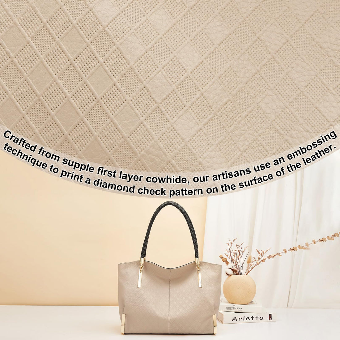 FOXLOVER Large Women's Tote Bag