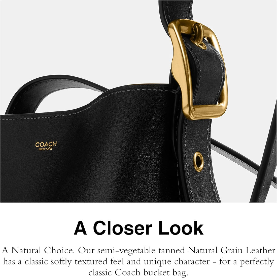 Coach Bleecker Bucket Bag 21, B4/Black