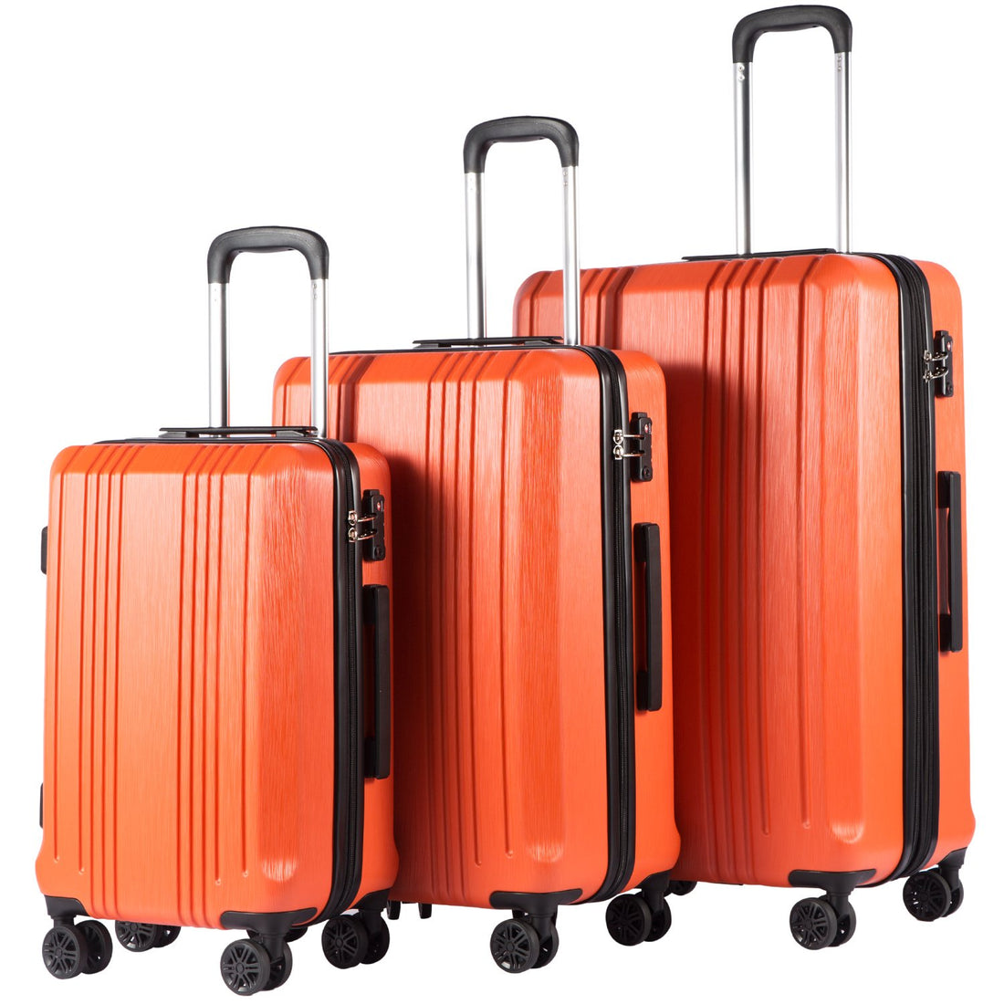 Coolife 3-Piece Expandable Luggage Set