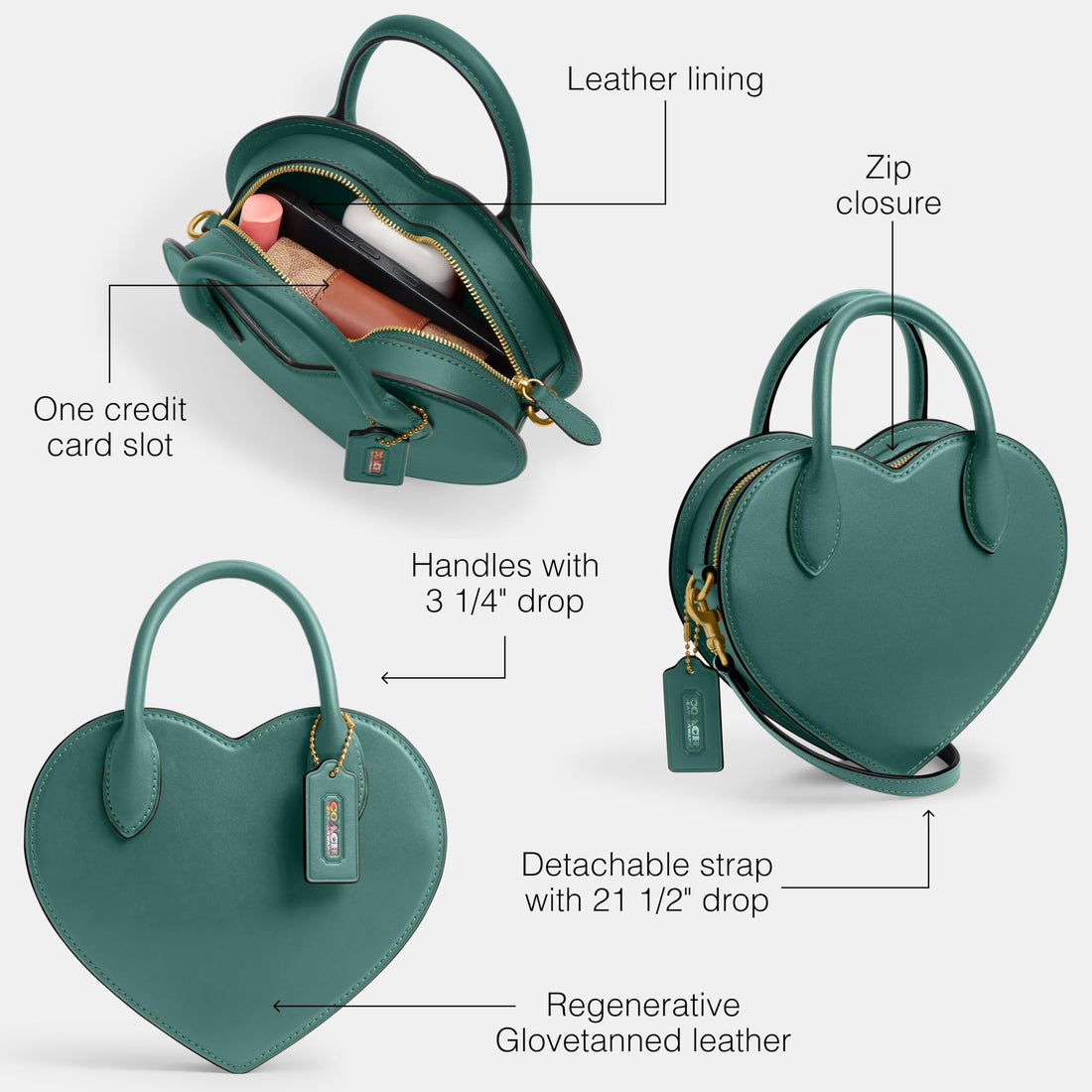 Coach Heart Crossbody Bag