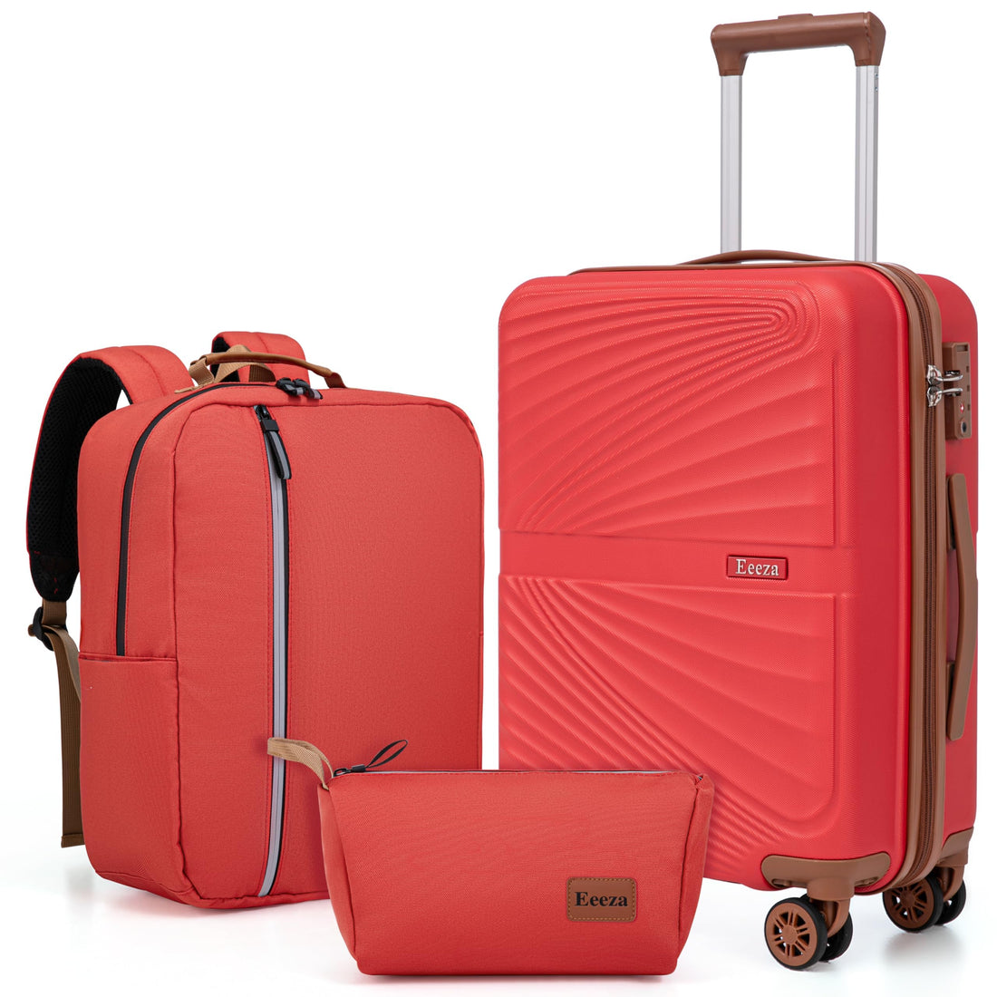 3-Piece 20" Carry-On Luggage Set