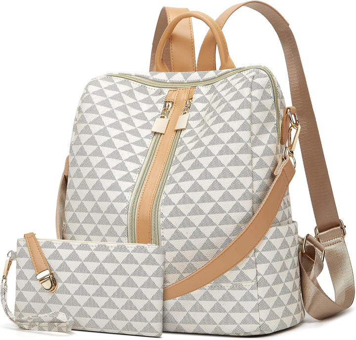 Makes 2-Piece Women's Backpack Purse