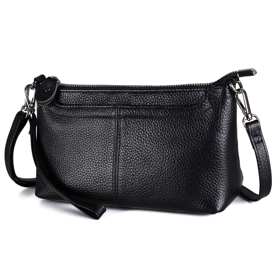 befen Genuine Leather Wristlet Clutch Wallet Purses Small Crossbody Bags for Women with RFID Blocking Card Slots