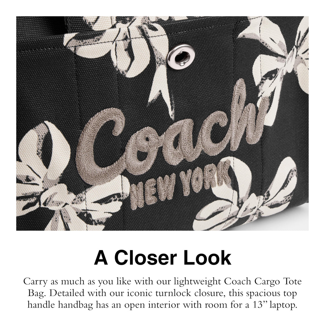 Coach Cargo Tote
